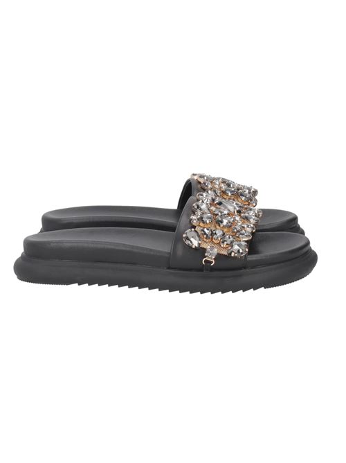 Sandalo Skyler in pelle con strass Tosca Blu TOSCA BLU | SS2546S464-C99